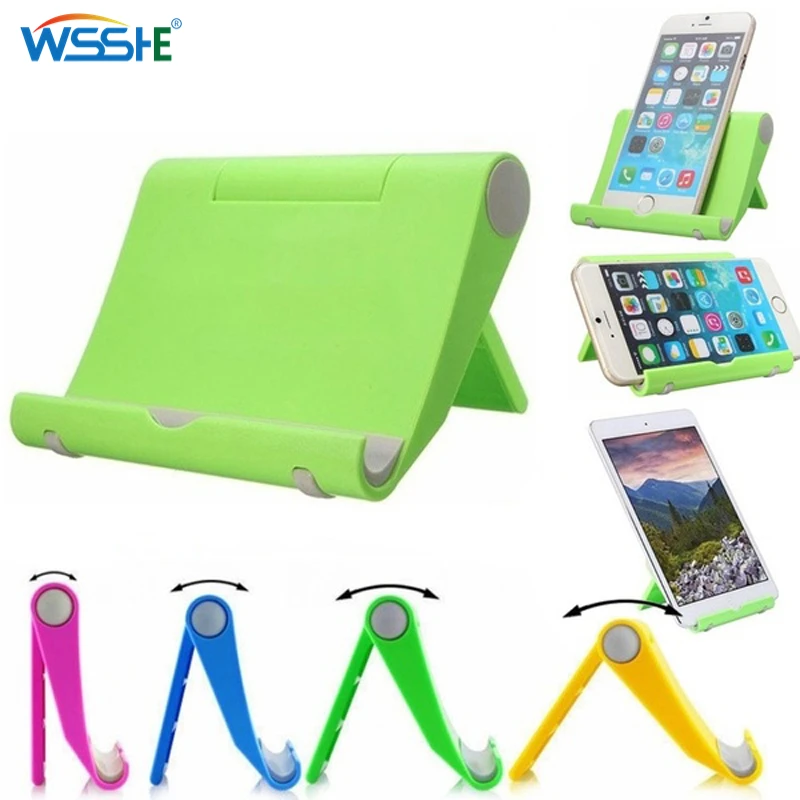 Universal Foldable Desk Phone Holder Mini Folding Stand for Samsung S20 Plus IPhone IPad Mobile Phone Tablet Desktop Holder