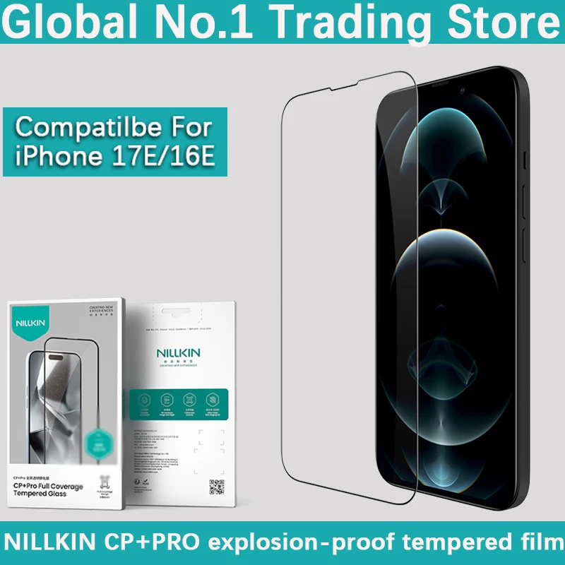 

NILLKIN For iPhone 16E/iPhone 17E CP+PRO Explosion proof glass tempered film, high-definition protective film