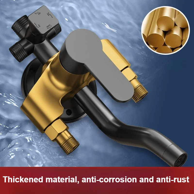 Set Keran Mixer Pancuran Kamar Mandi Supercharged Aksesori Pancuran Set Nosel Tembaga Rumah Tangga Sistem Kepala Pancuran Universal