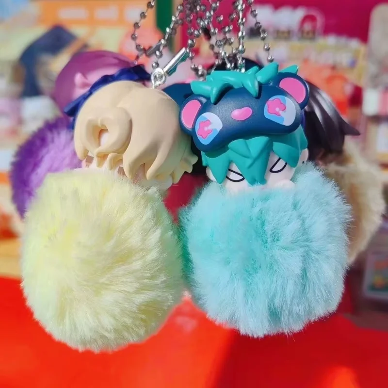 En Stock, nuevo y genuino, escenario alienígena, serie de bolas de pelo, caja ciega, colgante de felpa, bonito juguete, proveedor de cómics, regalos Kawaii para fanáticos