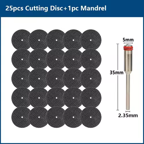 CMCP 32mm Abrasive Cutting Disc With Mandrels Grinding Wheels For Dremel Accesories Metal Cutting Rotary Tool Saw Blade - Image 17