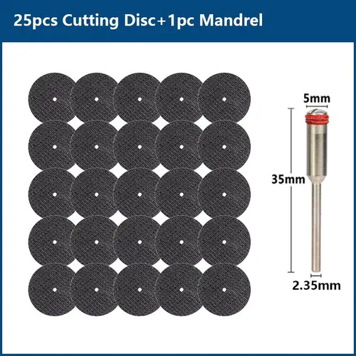 CMCP 32mm Abrasive Cutting Disc With Mandrels Grinding Wheels For Dremel Accesories Metal Cutting Rotary Tool Saw Blade - Image 17