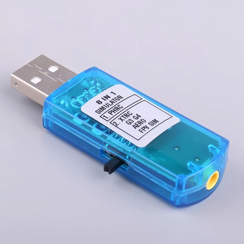 Modello di aereo aereo telecomandato pratica computer emulatore fenice 5.0FMS 8 in 1 dongle 8 in 1 ad ala fissa
