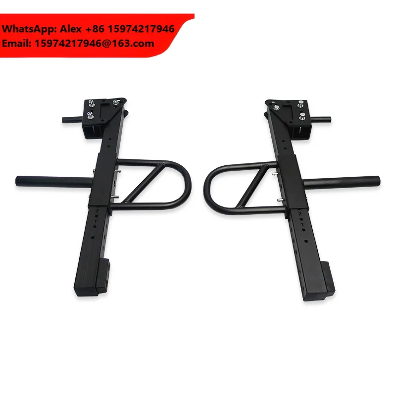 Adjustable Steel Lever Arms Shoulder Press Attachment For Power Rack Squat Rack With Plate Storage Heavy Duty