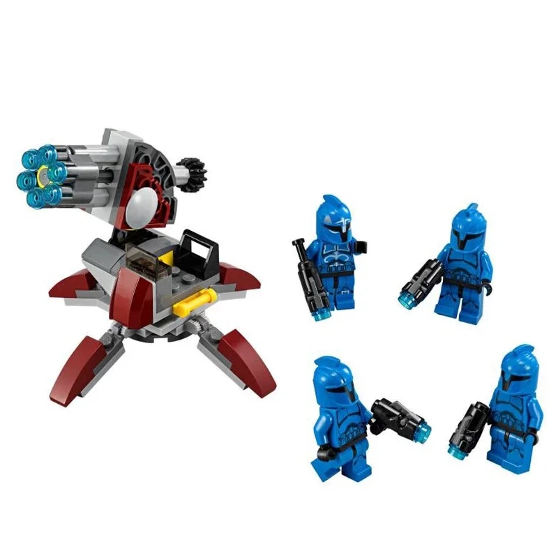 Star Wars Sturmtruppler Klonkrieger Kampfpaket Minifiguren Bausteine Kampfset Modell Ausstellungsspielzeug für Erwachsene Sammler