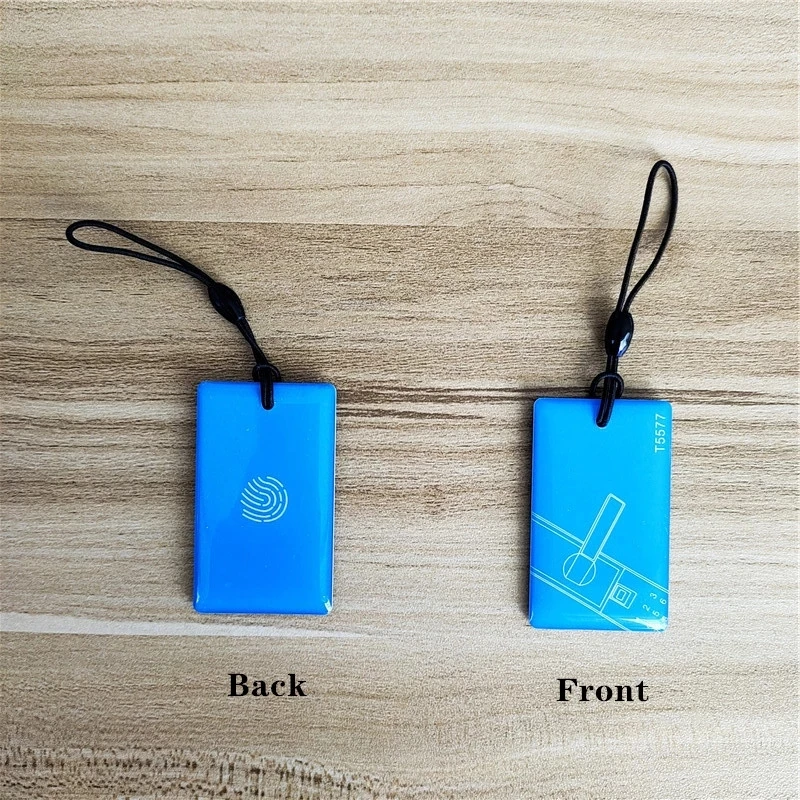 ID 125KHz T5577 Rewritable RFID Duplicator Copy Clone EM4305 Keyfobs Waterproof Keychain Badge Token Key Tag Card