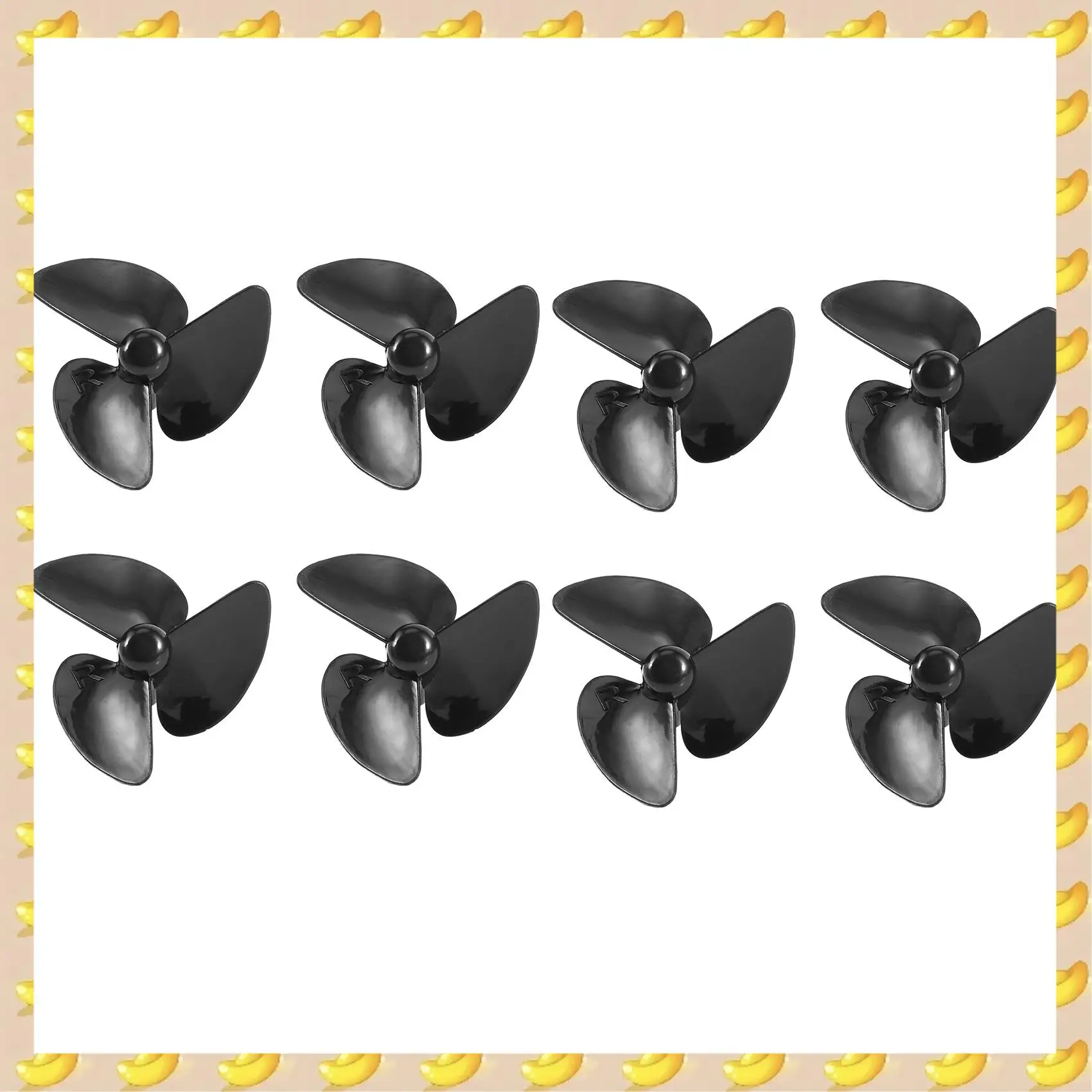 ชุดใบพัด A45U สำหรับเรือตกปลา Flytec 2011-5 อุปกรณ์ค้นหาปลา อะไหล่เรือ ใบพัดแบบหมุนตามเข็มนาฬิกาและแบบย้อนกลับ, 8 ชิ้น