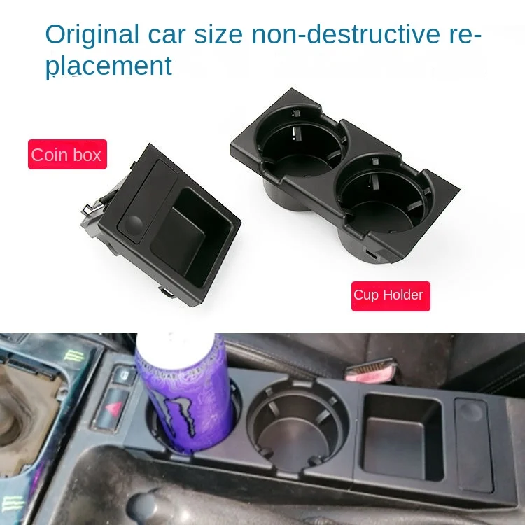 Voor BMW 3-serie waterbekerhouder E46 drankbekerhouder muntautomaat wisseldoos theekophouder 51168217853