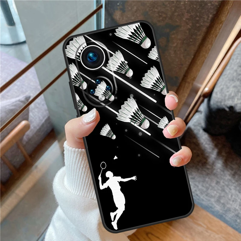 Badminton Sport Case For Honor X9a X9b X8a X7a X6a X6 X7 X8 X9 8X 9X Honor 90 Lite 70 50 Magic 5 Pro Cover