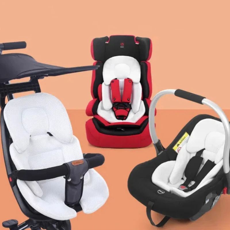 

Baby Stroller Cushion Baby Head Body Support Pillow Mesh Breathable Pad Baby Stroller Cushion Basket Safety Seat Inner Cushion