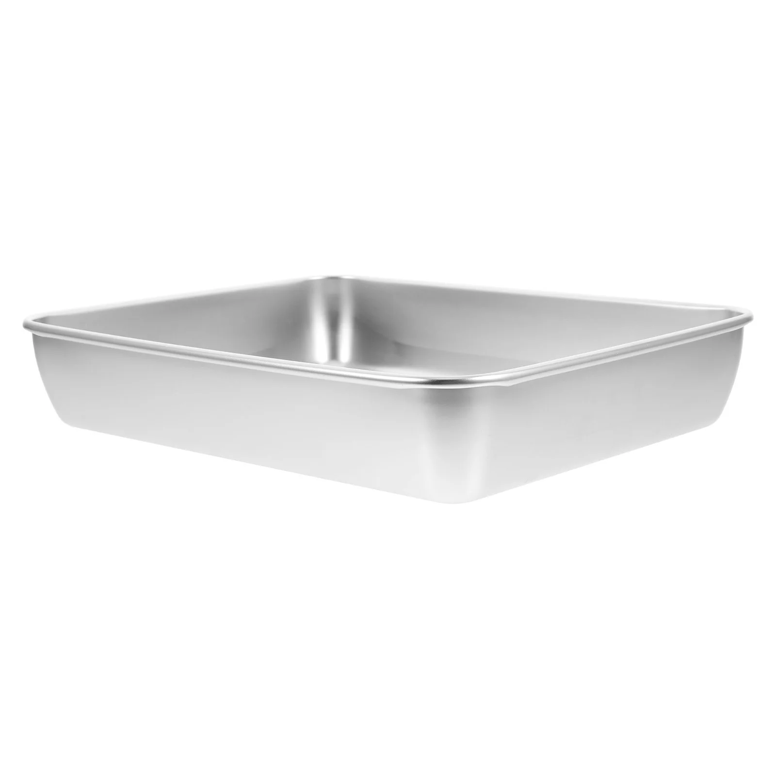 

Rectangle Baking Pan Stainless Steel Conduction Nonstick Bread Cake Oven Tray Kitchen Baking Accessories