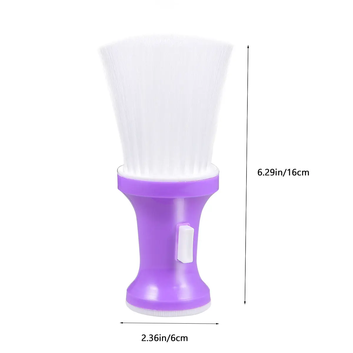 1Pcs Fiber Hair Brush Professional Sweep Hair Tool Easy Clean Dust Hairs Portable Comfortable Round Handle Barber Salon Stylist