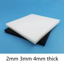 2mm 3mm 4mm thick black pom sheet white Polyoxymethylene panel Delrin plate Hard plastic board polyformaldehyde plate
