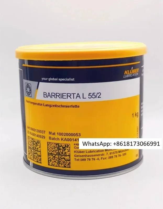 Kluber L55/2 L55/3 L55/0 L55/1 Perfluoropolyether شحم يحمل درجة الحرارة العالية GR AR 555