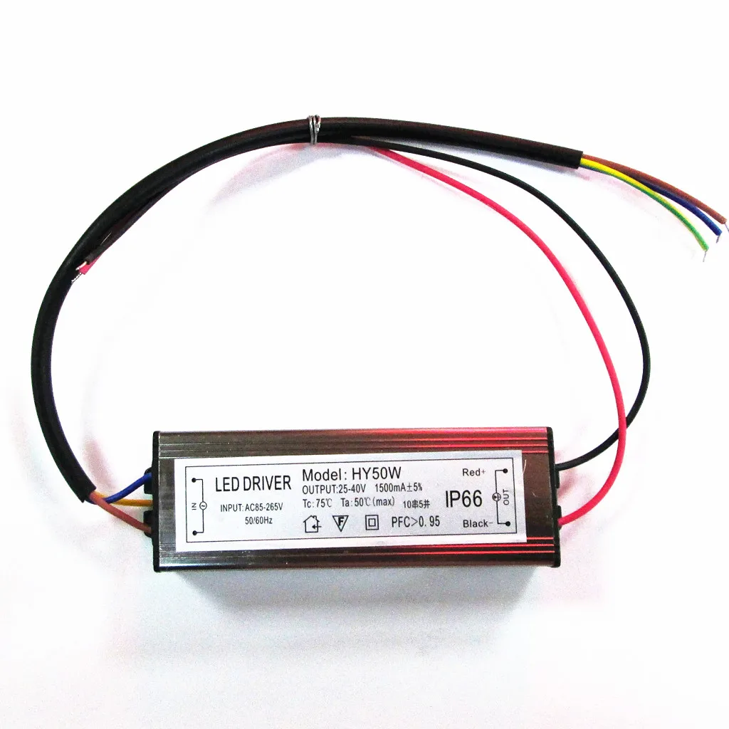 

50W LED Driver AC85-265V to 25-40V Power Supply Adapter for Party