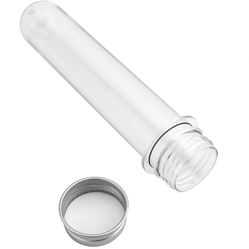 40ml Plastic Storage Tubes  Lab Test Tubes with Cap Screw Lid Round Bottom Candy Cosmetic Travel Lotion Containers