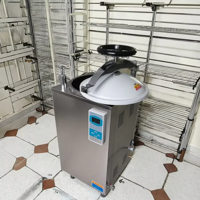 New Digital Autoclave with LCD Interface Precision Temperature Control Stainless Steel 75L Capacity High Production