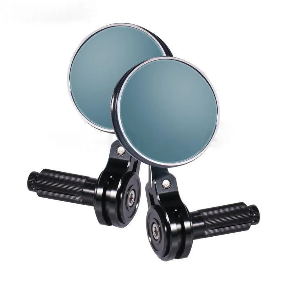 Hot sale for Motorcycle modified rearview mirror CNC reversing auxiliary mirror universal handle mirror blue glass