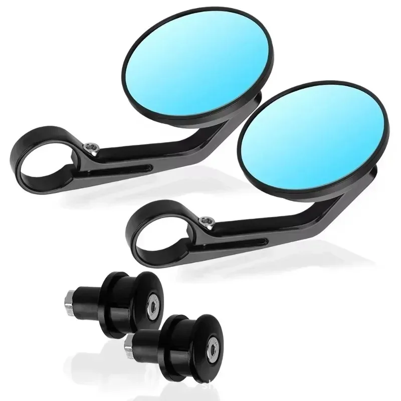 

Для мотоцикла 7/8 "конец руля заднего вида, боковой алюминиевый универсальный скутер, аксессуары для мотоциклов, круглые