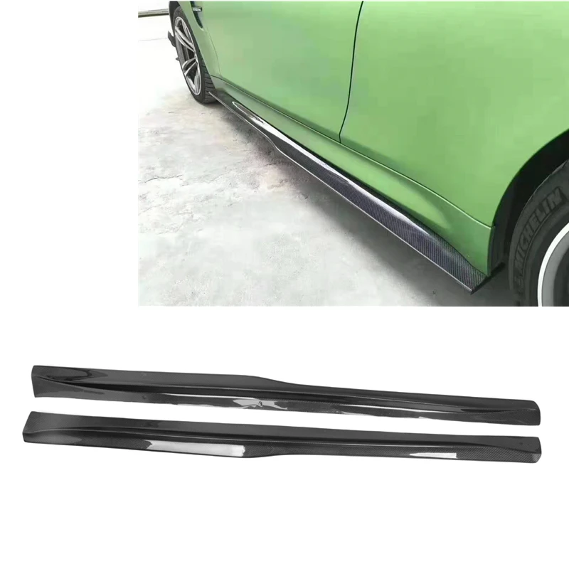 

F82 Psm Style Carbon Fiber Side Skirt For F82 M4 2014-2018 100% Fitment Double Side Carbon Side Skirts