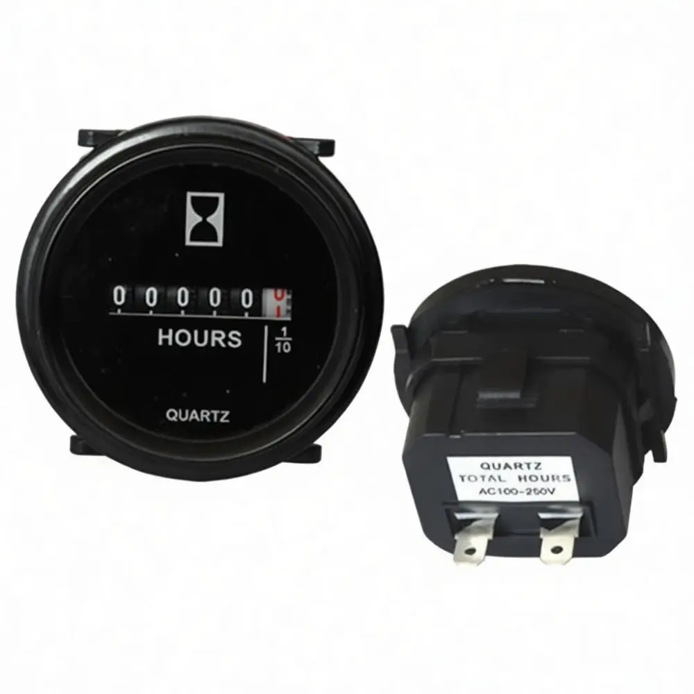 For SUMW Engineering Vehicle Hour Meter Gauge Excavator Crane Generator Maintenance Timing Controller Indicator