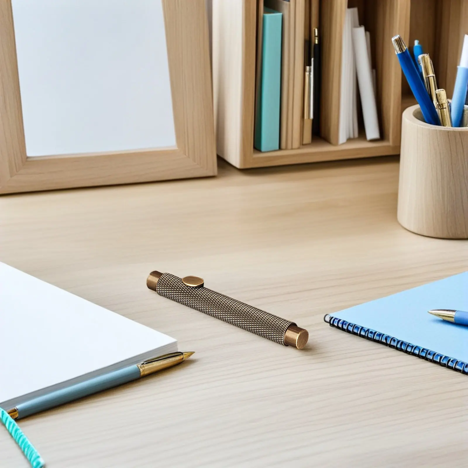 

Brass Retro Fountain Pen Calligraphy Pens Designer Ellington for Compact Pocket Office