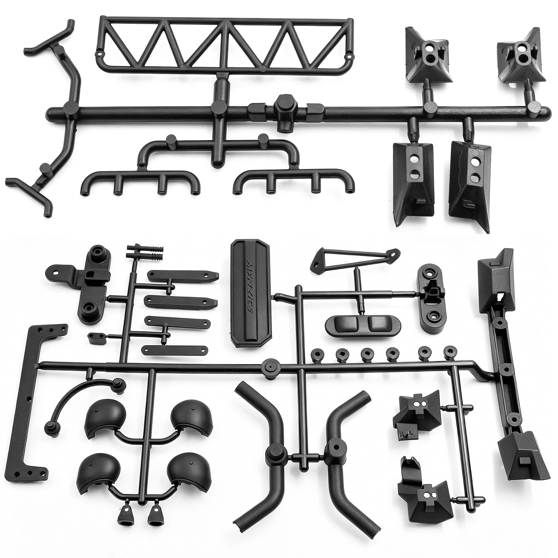 HFLRC 1/14 Baja 1000 Clear Body Shell PC for MJX Hyper Go 14209 14210 RC Short Course Truck with Roll Cage Interior