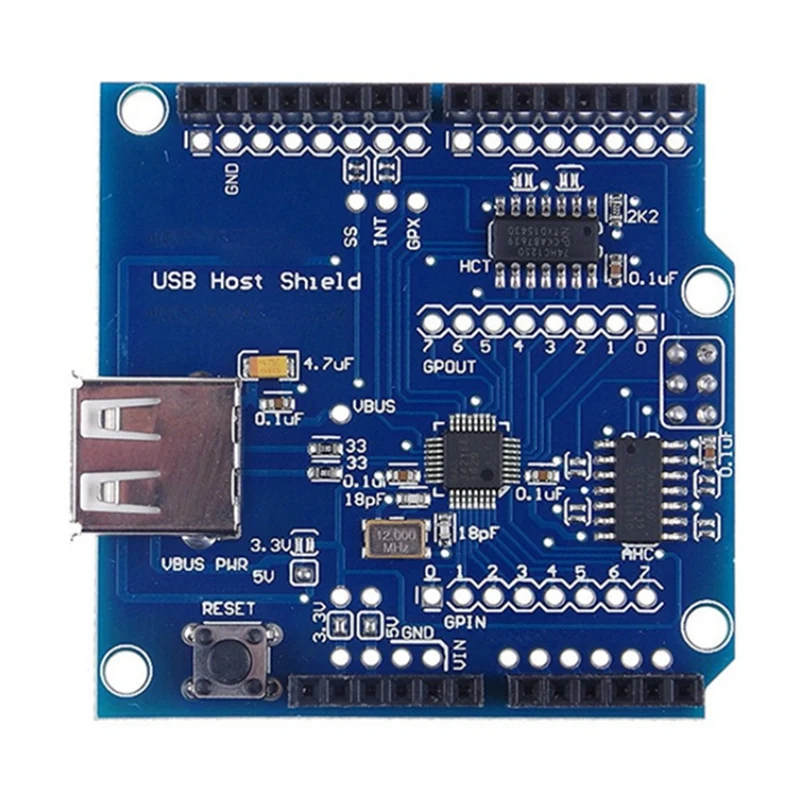 USB Host Shield 2.0 สําหรับ Arduino สําหรับ UN Omega A DK เข้ากันได้กับ Android A DK DIY อิเล็กทรอนิกส์โมดูลบอร์ด