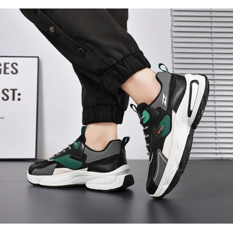 Male Sneakers Men Casual Shoes Running Sport Shoes Antislip Tennis Shoes for Men Mesh Breathable Laceeight Racing Sports Shoe