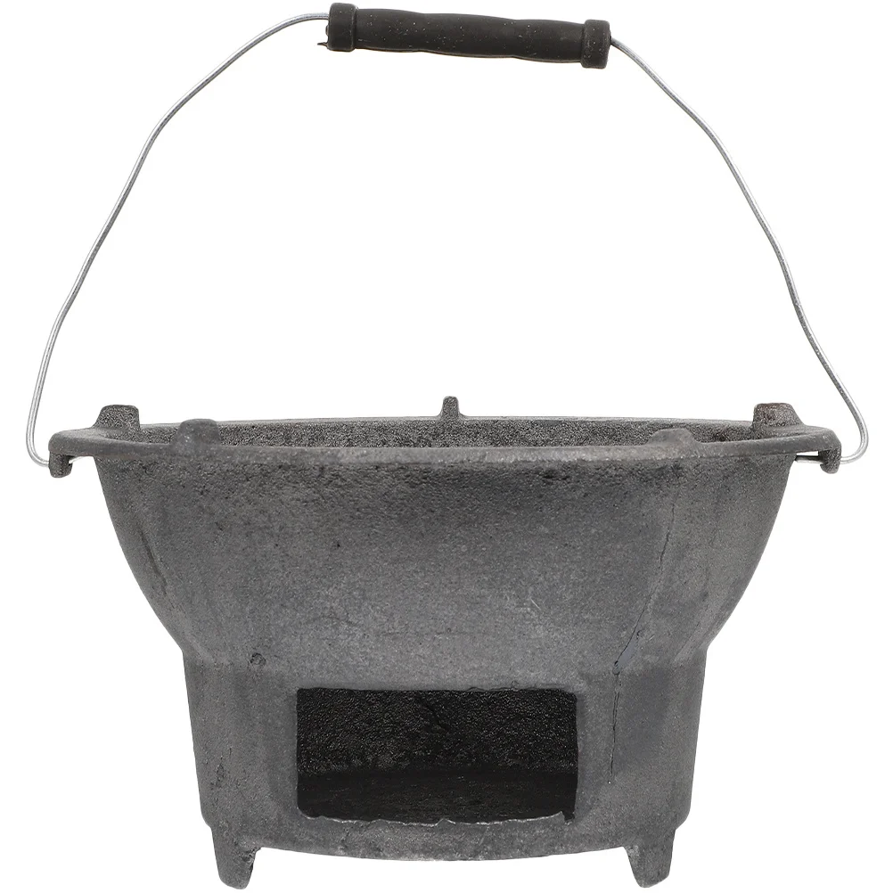 

Heavy Duty Cast Iron Charcoal Stove Multi Purpose Bbq Heating Stove Outdoor Barbecue Grill Outdoor Barbecue Tool