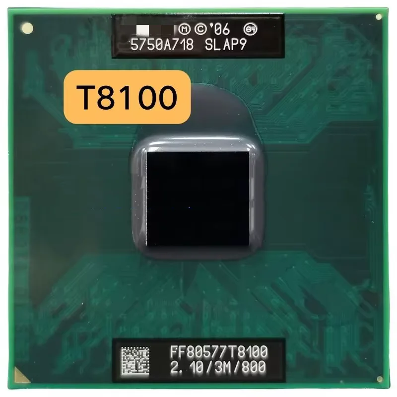 Core 2 Duo T8100 Dual Core Socket 479/478 CPU GL40 GM965 GM45 PM45 SLAVJ SLAP9 SLAYP SLAYZ Socket PU