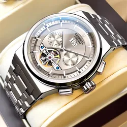 Carnival Brand Business Watch Man Fashion Luxury Waterproof Sapphire Military Automatic Mechanical Wristwatch Clock Montre Homme