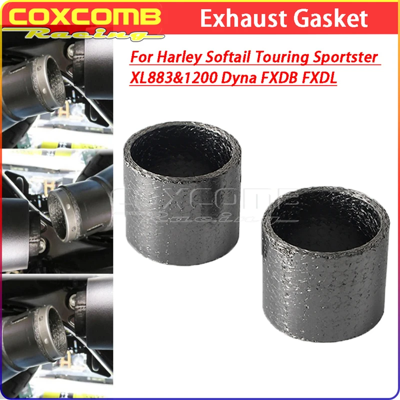 

Motorcycle Accessory Exhaust Gasket Muffler Gasket For Harley Softail Touring Sportster XL883&1200 Dyna FXDB FXDL OEM #65900017A