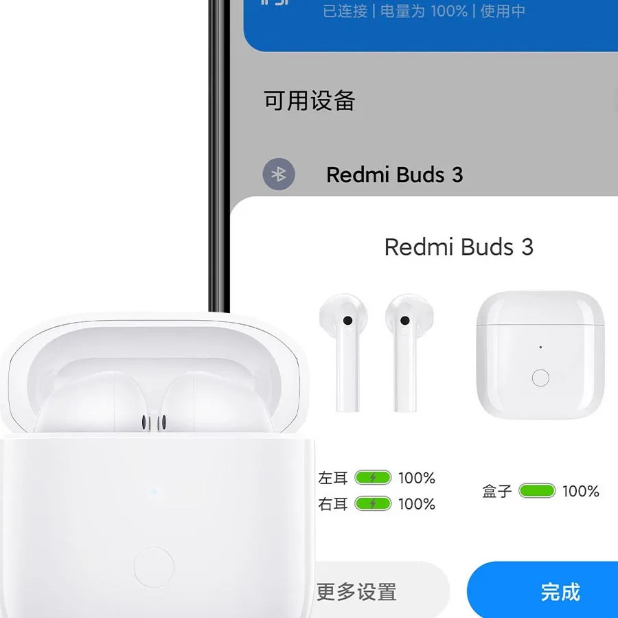 Xiaomi Redmi Buds 3 TWS bezprzewodowe słuchawki Bluetooth Dual Mic QCC 3040 Chip IP54 wodoodporne słuchawki douszne z redukcją szumów