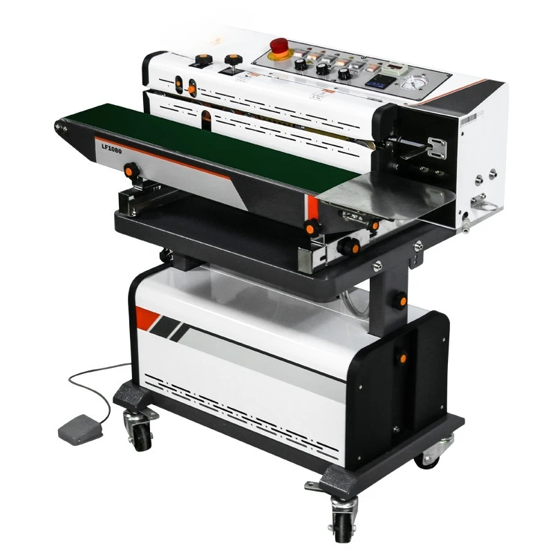 

Inflatable Plastic Sealing Packaging Machine Ink Wheel Typing Counting Nitrogen Filling Continuous Sealing Machine Mask