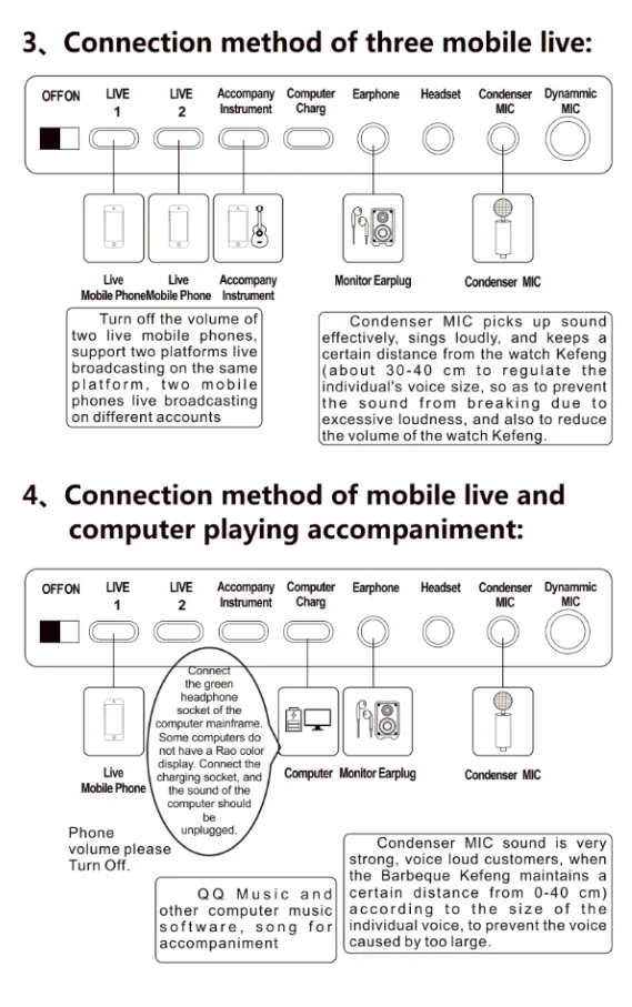 Dieci articoli Scheda audio professionale TLF Xtuga V8 II con modalità BT Alta qualità o per uso professionale