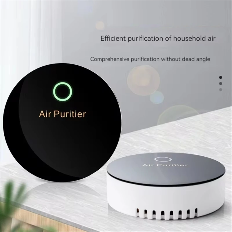 Портативные очистители воздуха, перезаряжаемый через USB небольшой воздухоочиститель, освежитель воздуха для спальни, подходит