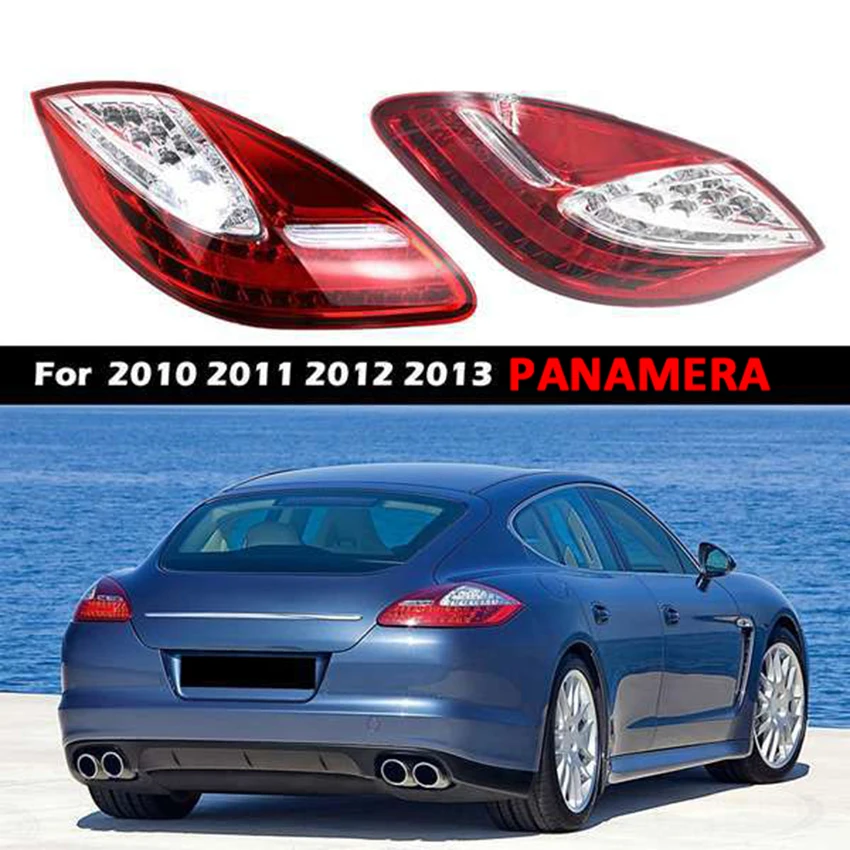 

Car Rear Tail Light Stop Brake Lamp Warning Turn Signal Light For Porsche Panamera 2010 2011 2012 2013 97063141604 97063141605