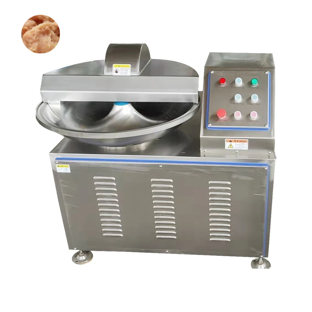 Bowl Cutter 500kg Chopper Blender Food Processor Meat Processing Machinery Industrial