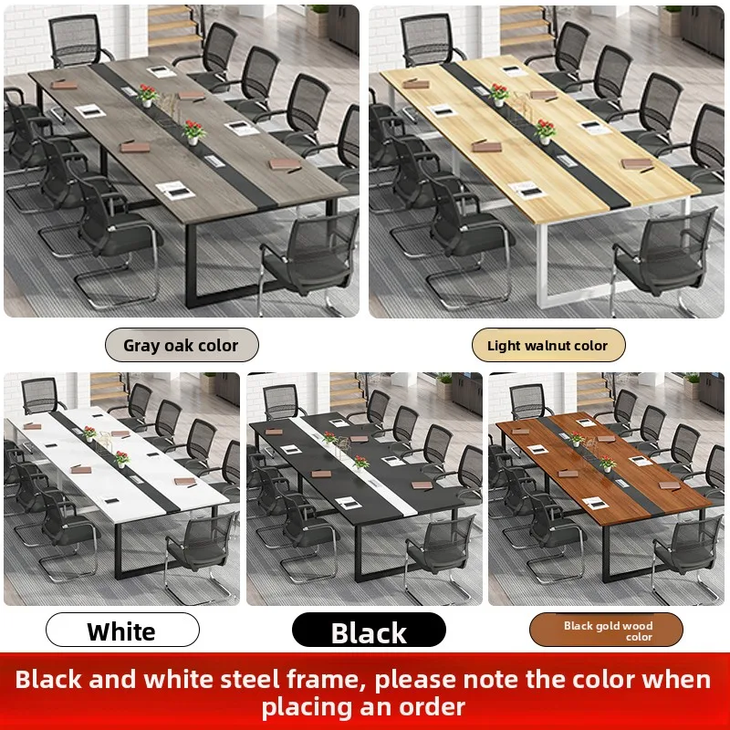 Conference table long table simple modern meeting room reception negotiation long table simple work