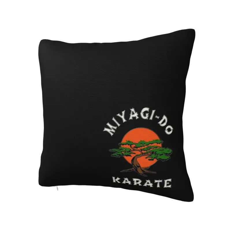 Miyagi Dojo Karate Kid Modern Throw Pillow Covers Living Room Decoration Cobra Kai Anime Manga Cushions for Sofa