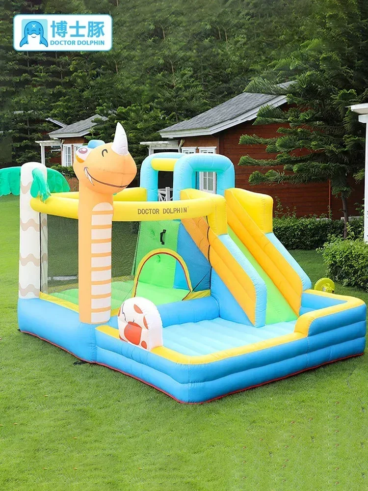 Indoor kleine Kinder Trampolin Rutsche Trampolin Kindergarten freche Burg