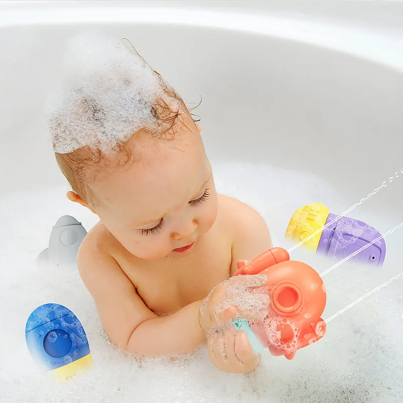 

New Bath Toys Baby Water Game Elephant Model Faucet Shower Electric Water Spray Toy Swimming Bathroom Baby Toys For Kids Gifts