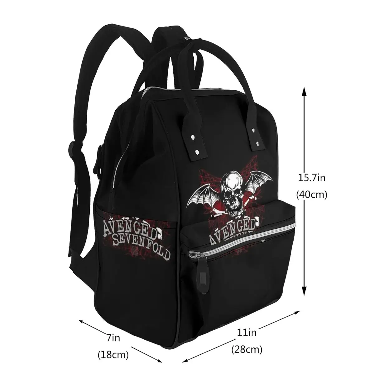Avenged Sevenfold Student Backpack School Bag Hiking Travel Daypack for Men Women Bookbag Shoulder Bags