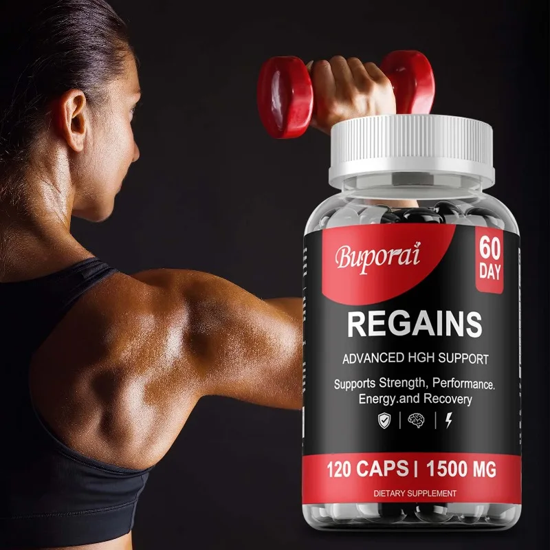 HGH Capsules for Men & Women - Helps Build Muscle and Strength, Enhance Memory and Cognitive Health, Post Workout Recovery