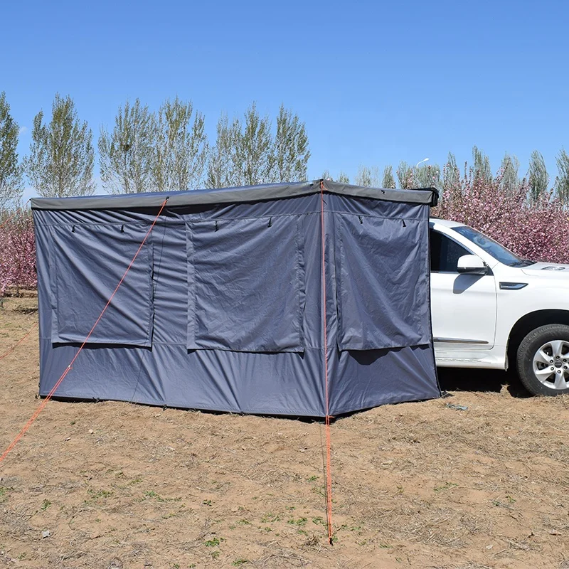 4X4 نشمر خارج مظلة السيارة الجانبية العلوية 270 درجة خيمة المظلة الجانبية للسيارة للتخييم #3