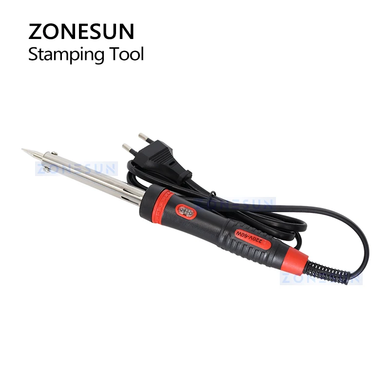 ZONESUN macchina per stampa a caldo portatile goffratura a caldo strumento digitale in pelle carta legno Logo personalizzato timbro stagnola ZS-HST2