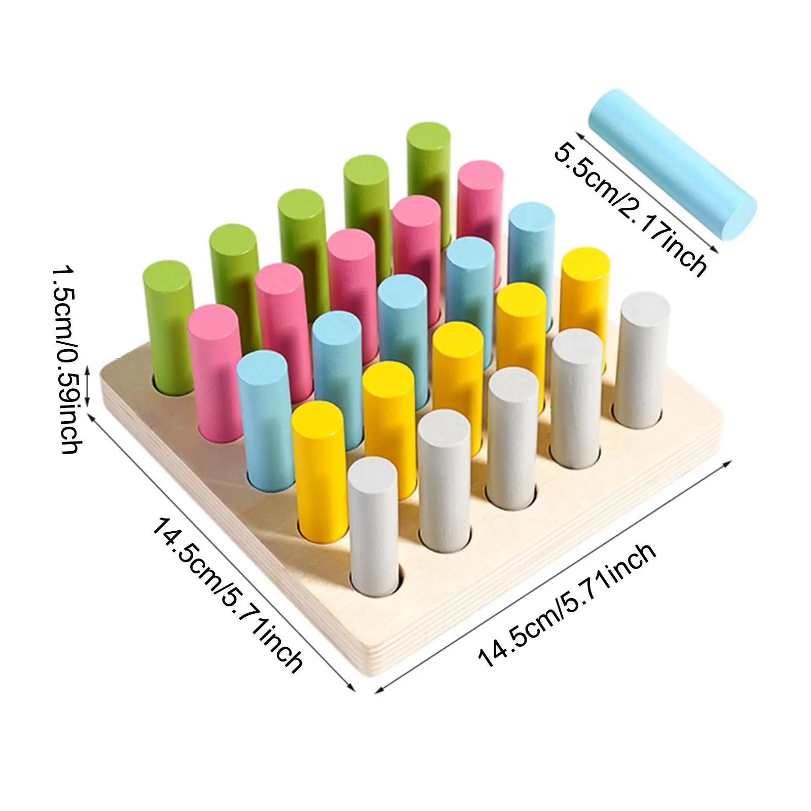 Décennie s d'Échelle Montessori pour Enfants, Mini Intervalles de Nuit, Matériaux de Classification de Documents, Bouton en Bois, décennie s d'Intervalles