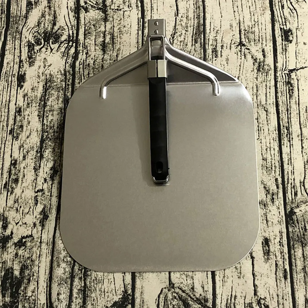 

Stainless Steel Pizza Spatula with Foldable Handle Pizza Lifter Transfer Tool Non-Stick Multi-function for Pizza Bread