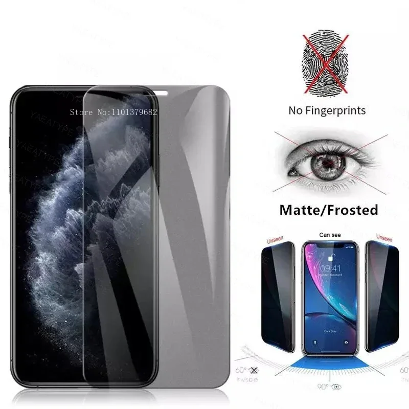 2Pcs Privacy Matte Hydrogel Film For Vivo Y36 5G 4G Y27 Y56 Y70 Y51 Y72 5G Y52 5G Y31 Y31s Y100 Y35 Anti-Spy Screen Protector
